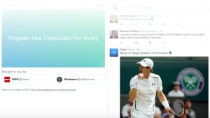 Twitter to live stream the Wimbledon Channel
